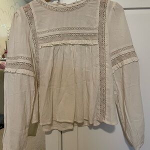 linen blouse, American Eagles, brand new